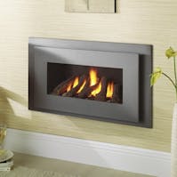 CrystalFires Miami Glass Fronted Hole in the Wall Gas Fire