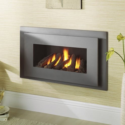 CrystalFires Miami Glass Fronted Hole in the Wall Gas Fire