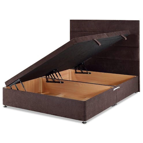 Healthopaedic Naples Chenille Side Opening Ottoman Storage Divan Base