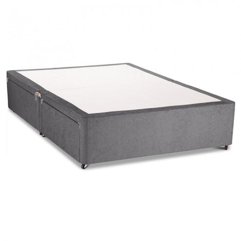 Rapyal Sleep Romeo Chenille Divan Bed Base With Drawers