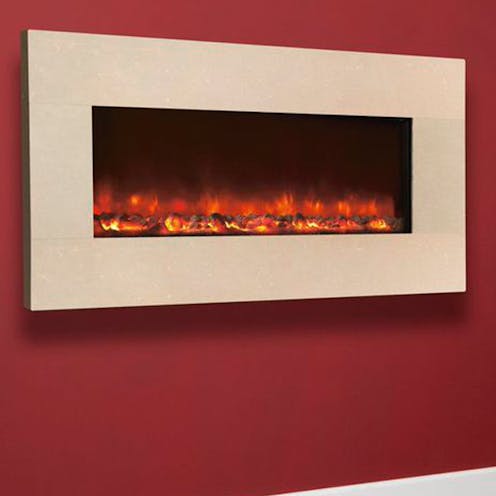 Celsi Electriflame Wall Mounted Royal Botticino Electric Fire