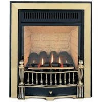 Burley Environ Traditional Black/Brass Gas Fire