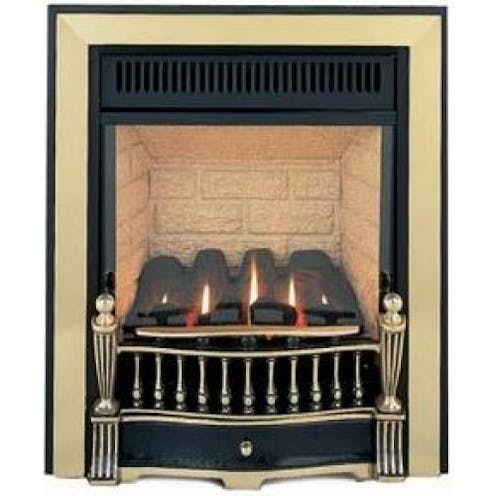Burley Environ Traditional Black/Brass Gas Fire