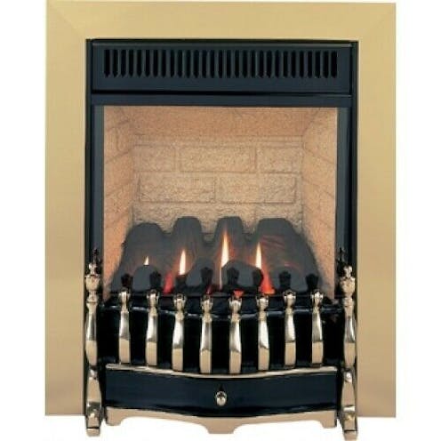 Burley Environ Traditional Brass Gas Fire