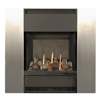 Burley Image Brushed Steel Gas Fire