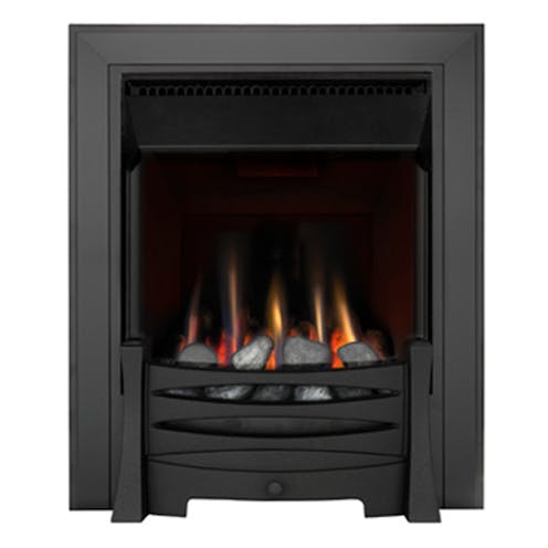 Burley Perception Black Gas Fire