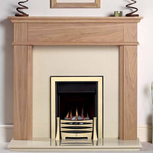 Burley Perception Brass Gas Fire