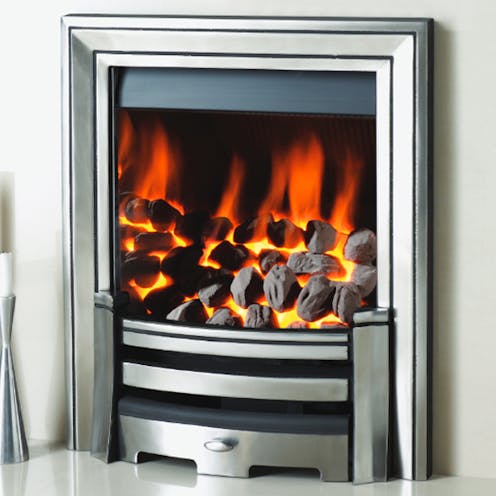 Crystal Fires Monarch Chrome Gas Fire