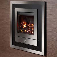 Crystal Fires Option 3 Hole In The Wall Gas Fire