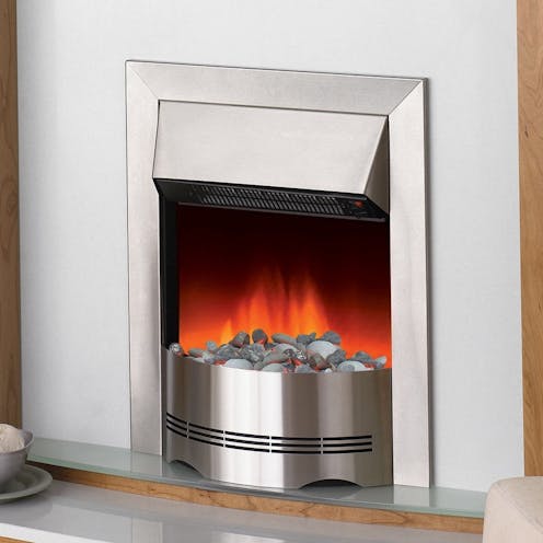 Dimplex Elda Stainless Steel Optiflame® Electric Fire