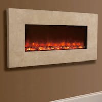 Celsi Electriflame XD Travertine Wall Mounted Electric Fire