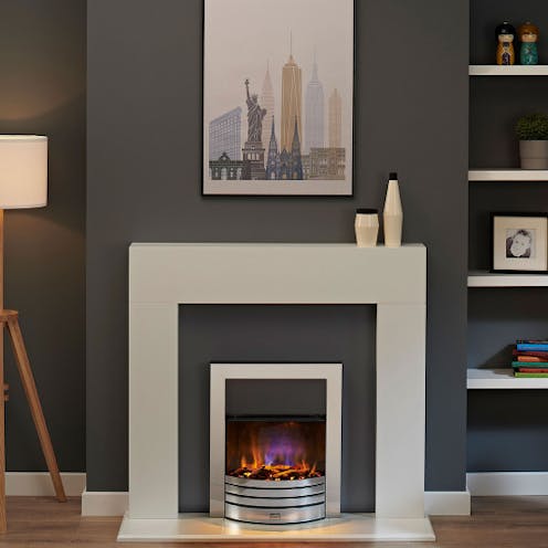 Dimplex Torridon Chrome Optiflame 3D Electric Inset Fire