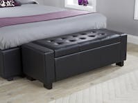 GFW GFW Verona Ottoman Bench Blanket Box - Faux Leather