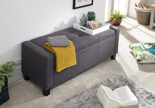 GFW Verona Ottoman Bench Blanket Box Fabric