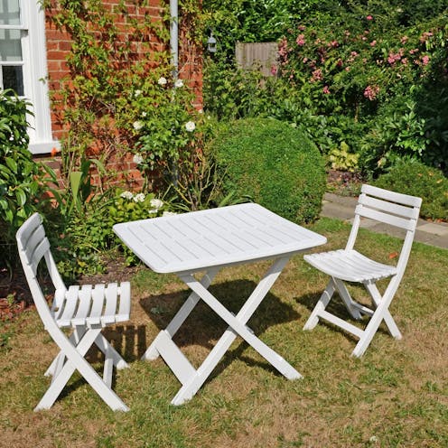Europa Trabella Brescia Folding Table with 2 BRESCIA Chairs Set White