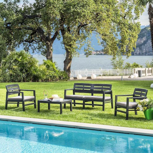 Europa Trabella Venice Outdoor Garden Set in Anthracite