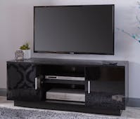GFW Lima High Gloss TV Unit  Black