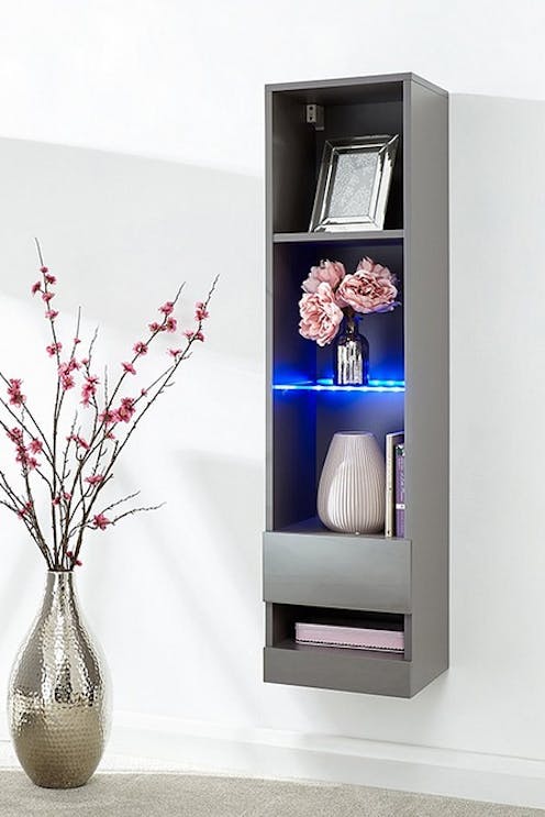 GFW Galicia Tall Shelf Unit with LED
