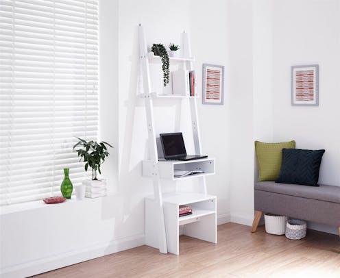 GFW Ladder Desk and stool - Computer suitable