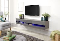 GFW New Galicia High Gloss 150cm TV Unit With LED Lights