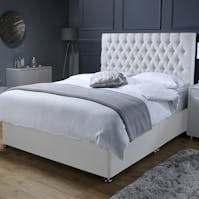 Rapyal Sleep Princess Memory Sprung White Divan Bed