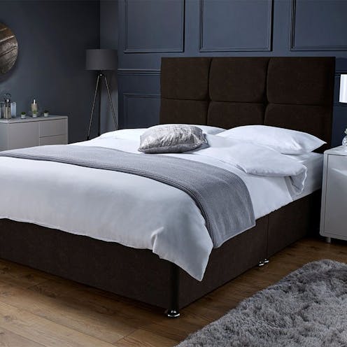 Rapyal Sleep Sophia Memory Sprung Brown Bed