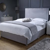 Rapyal Sleep Nairobi Grey Plush Velvet Bed Set
