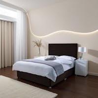Rapyal Arturo Brown Memory Sprung Bed Set