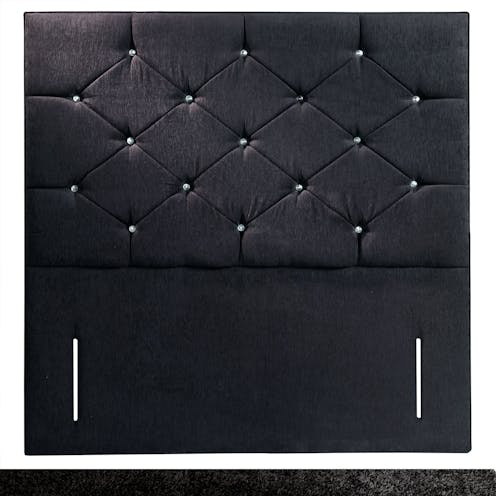 CBS Maia Black Floor Standing Headboard