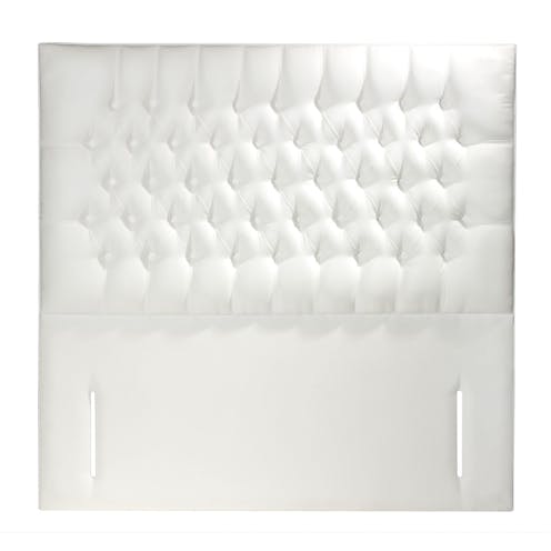CBS Mimo Suede White Floor Standing Headboard