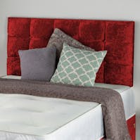 Hf4you New Ottoman Fegi Crushed Velvet 24 Inch Headboard 24"